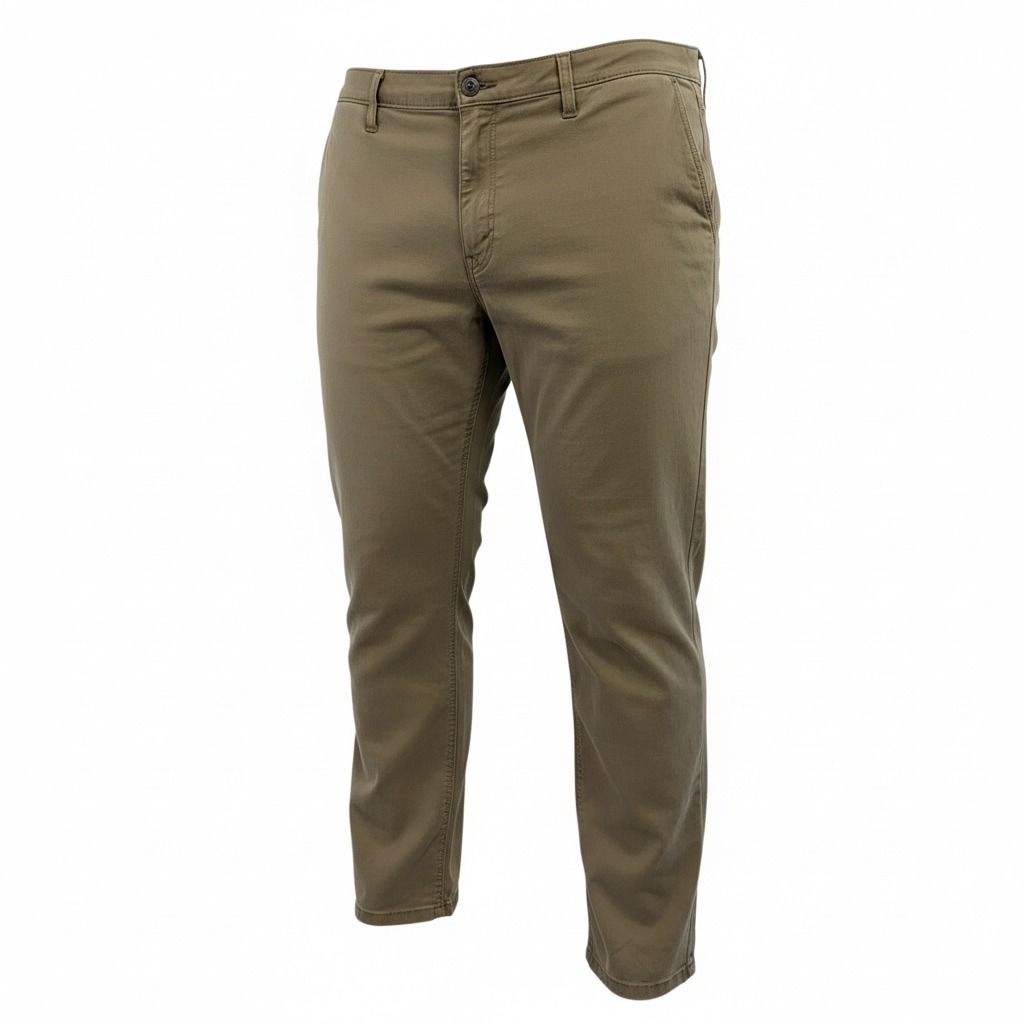 Levis 541 Athletic Taper Khaki Chino Pants Mens 48x32 Tan Stretch (Cc44)